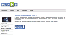 Tablet Screenshot of planb-tech.at